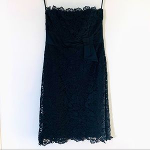 Strapless White House Black Market Cocktail Dress